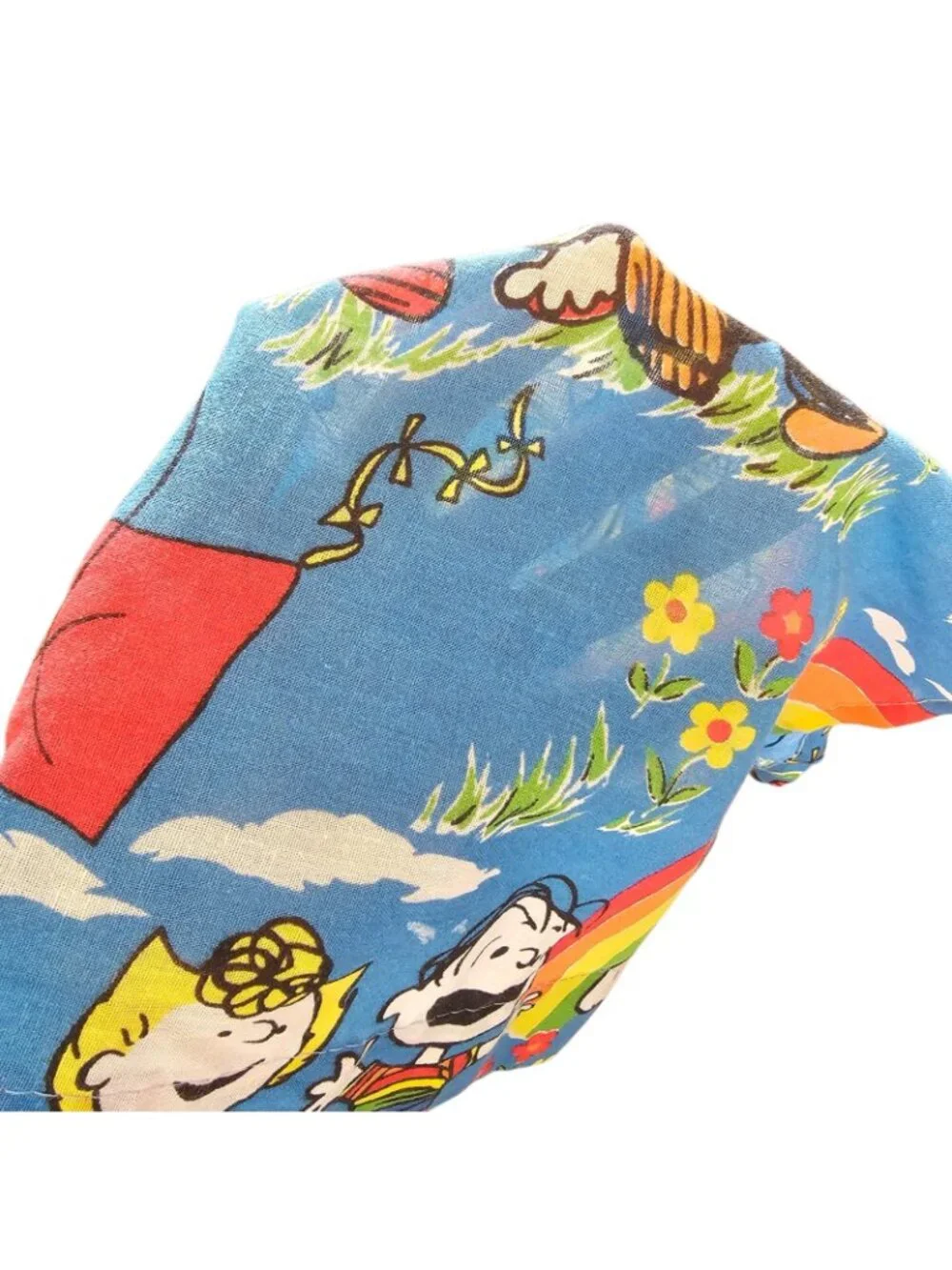 VTG Peanuts Rainbow Race Day Charlie Brown Snoopy Window‎ Valances 2 29